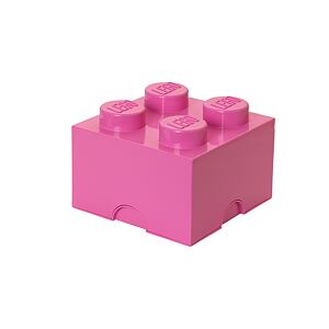 LEGO úložný box 4 - ružová
