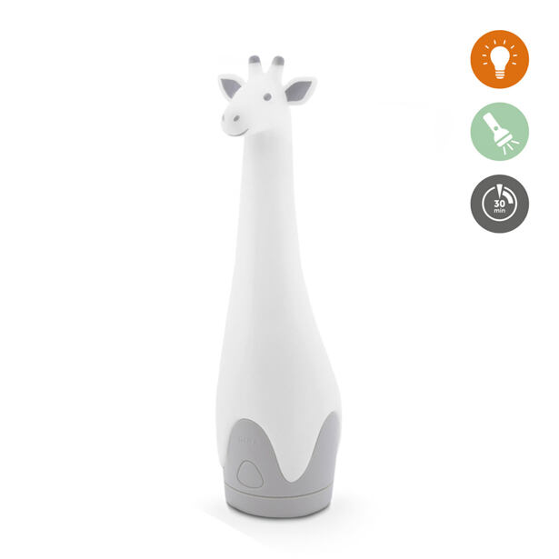 ZAZU Žirafa GINA šedá Svítilna s nočním světlem