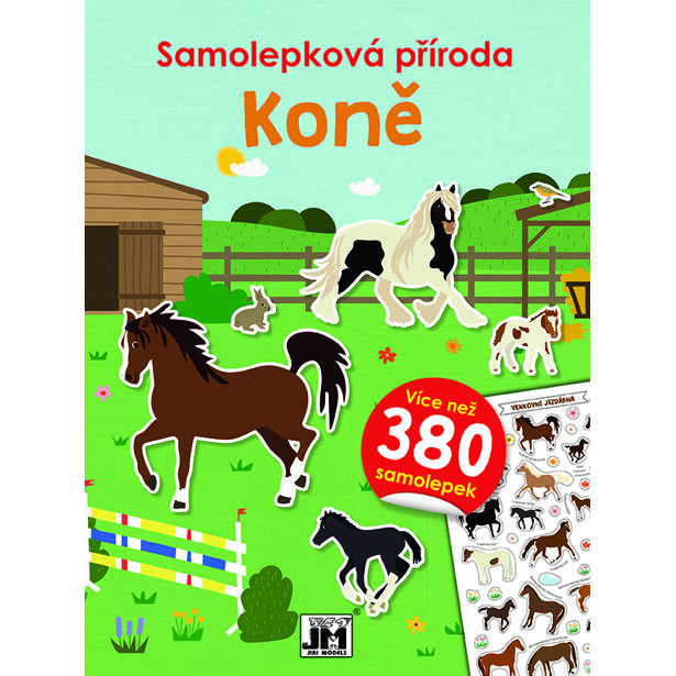 JIRI MODELS Samolepková príroda Kone
