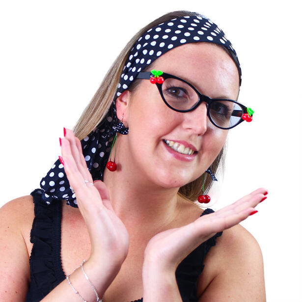 Rappa Sada s okuliarmi čerešne retro
