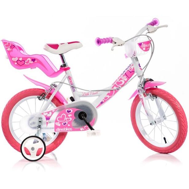 DINO Bikes Dětské kolo 16" bílé 2017