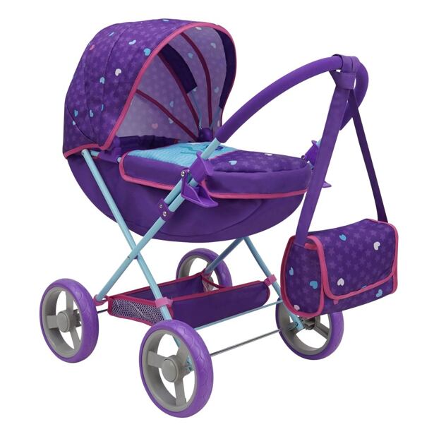 Five O Nine Crew Puppenwagen mit Tasche - Meerjungfrau