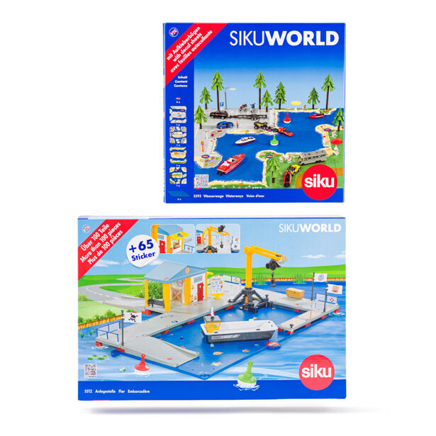 SIKU World - nakladací prístav s mólom a vodnou plochou