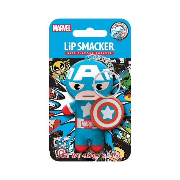 Lip Smacker Balzám na rty a klíčenka s motivem Captain America