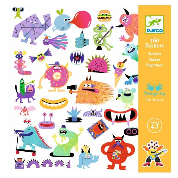 DJECO Samolepky Mosters