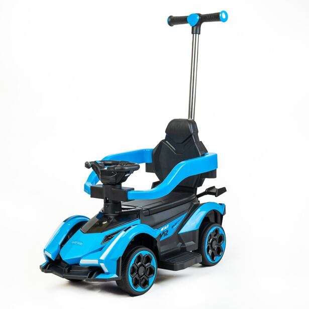 Baby Mix Detské odrážadlo Speed s vodiacou tyčou modré