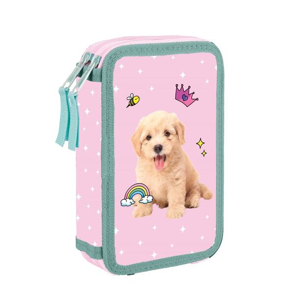 Oxybag Penál 2 patrový prázdný mazlíčci