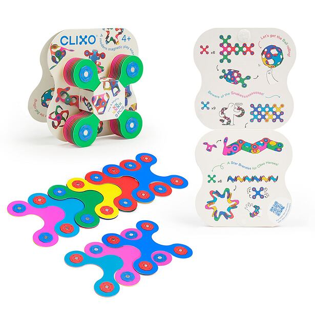 CLIXO Tiny & Mighty - Magnetbausatz 9-teilig