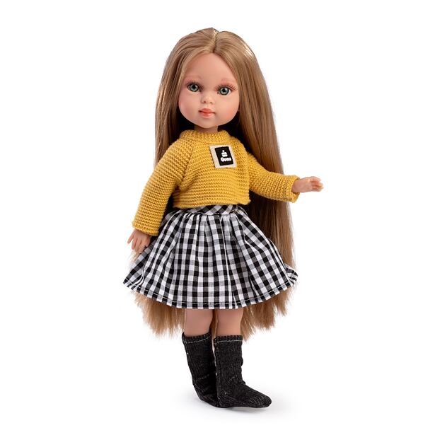 Guca 985 PENELOPE - realistická panenka s celovinylovým tělem - 34 cm