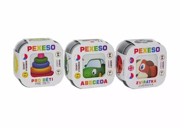 Teddies Pexeso 3ks Abeceda, Zvieratká