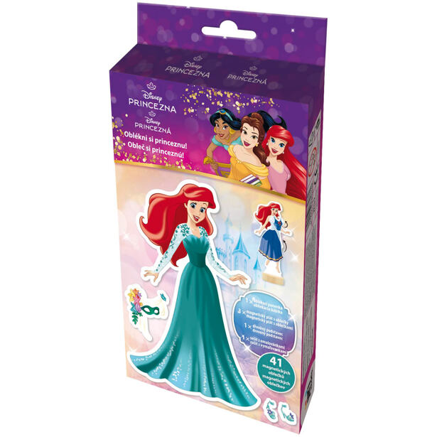 Jiri Models Magnetické obliekanie s omaľovánkou Disney Princezné