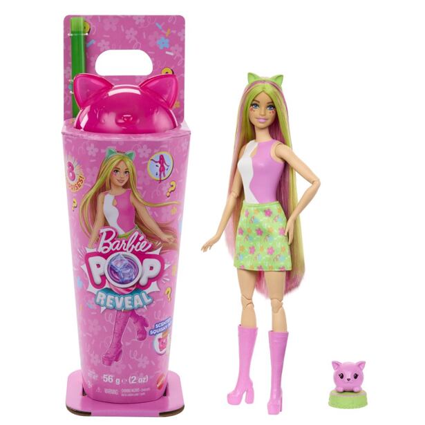 Mattel Barbie POP REVEAL BARBIE KOKTEJLOVÉ PŘEKVAPENÍ - KOČIČKA