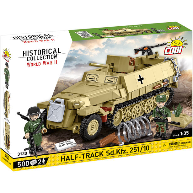 Cobi Obrnený transportér II WW Half-Track Sd. Kfz. 251/10