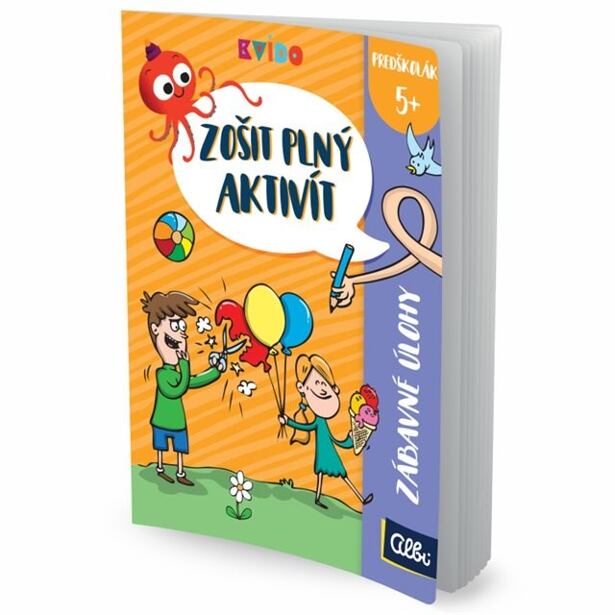 Albi Kvído Sešit plný aktivit 5+ SK