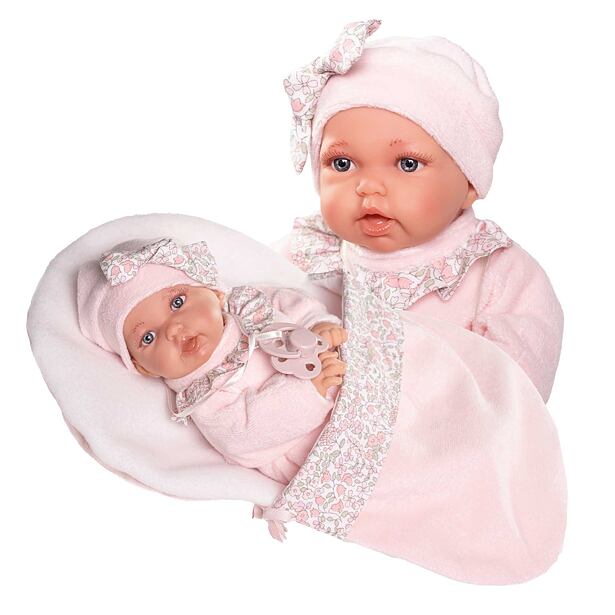 Antonio Juan 12443 PETIT - realistická bábika s mäkkým látkovým telom - 27 cm