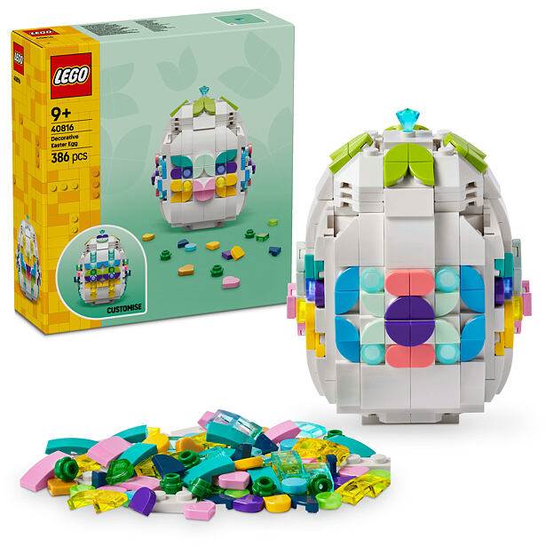 LEGO® Iconic 40816 Dekoratívne veľkonočné vajíčko