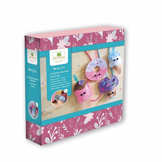 Sycomore Lovely box Šití z plsti - sladkosti