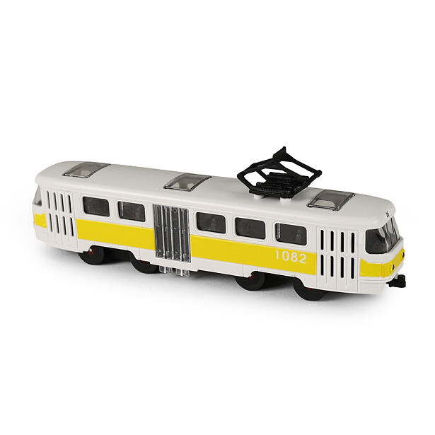 Rappa Öffentliche Straßenbahn gelb 16 cm