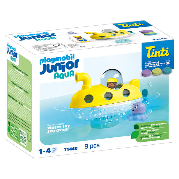 Playmobil Junior Aqua & Tinti: Junior & Tinti: Barevná ponorka