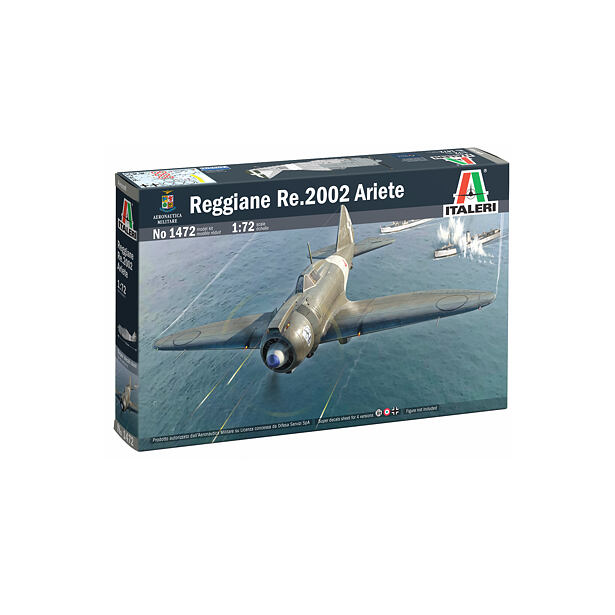 Italeri Model Kit letadlo 1472 - Reggiane Re.2002 Ariete (1:72)