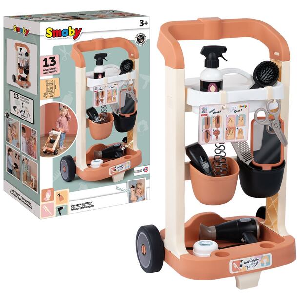 Smoby Vozík pro malou kadeřnici s příslušenstvím