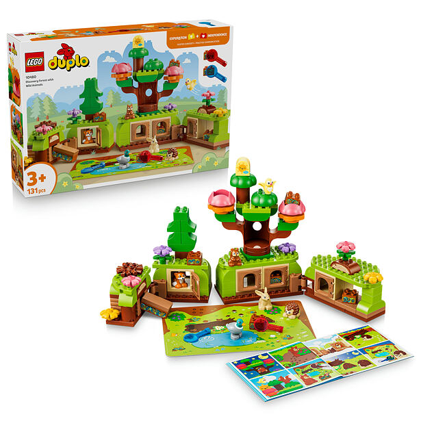 LEGO® DUPLO® 10480 Les plný objavov a divokých zvieratiek