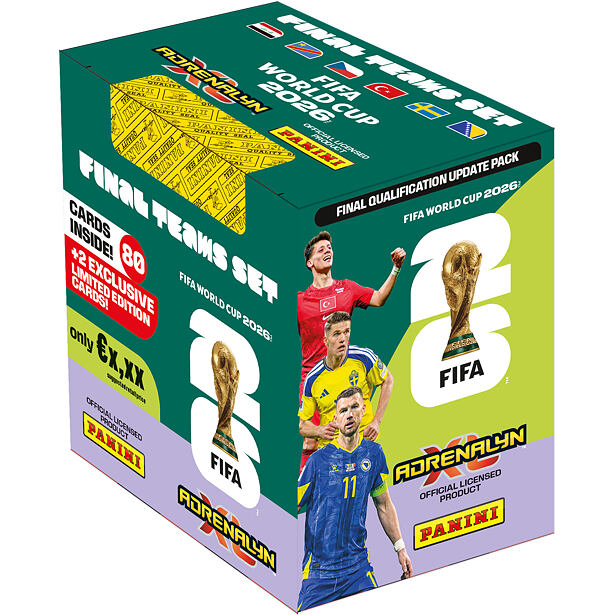 PANINI FIFA WM 2026 - ADRENALYN - ENDGÜLTIGE TEAMS STEHEN