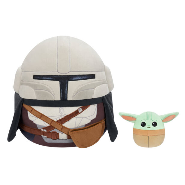 SQUISHMALLOWS Star Wars Mandalorian a Grogu, 30 cm