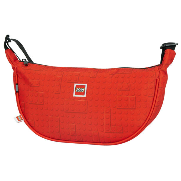 LEGO Brick Dots Red - velká crossbody taška
