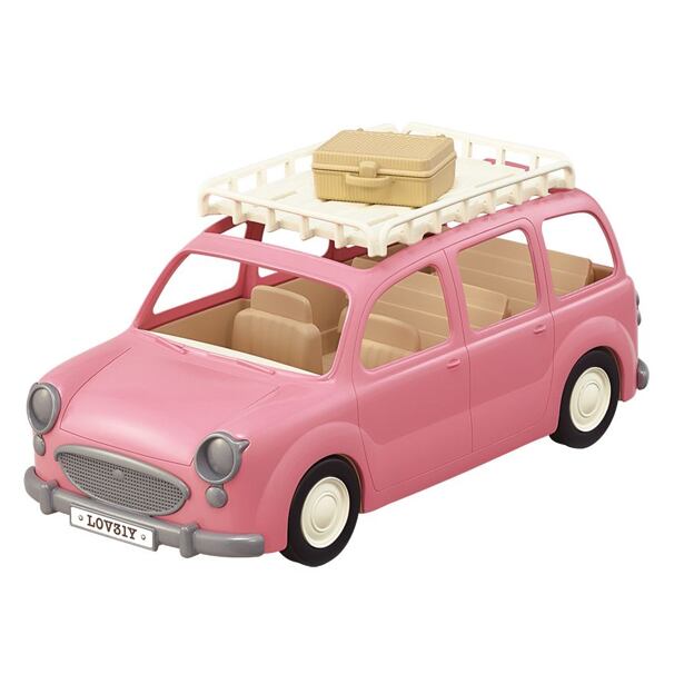 SYLVANIAN FAMILY Rodinné auto ružové Van