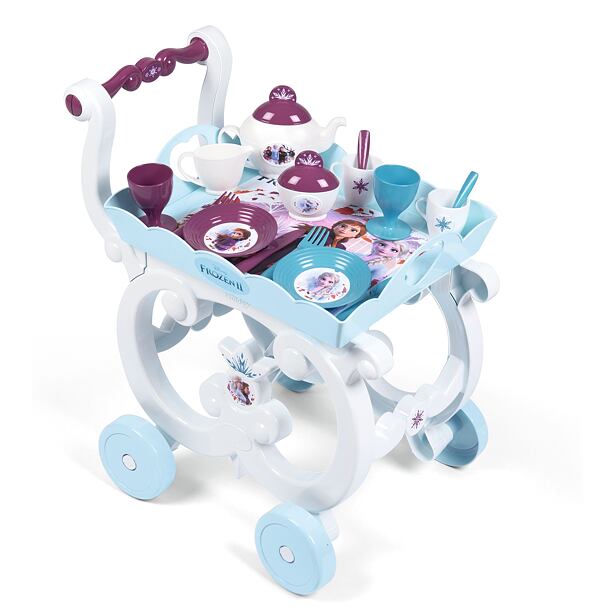 Smoby Frozen Cărucior de servire cu 2 bucăți XL