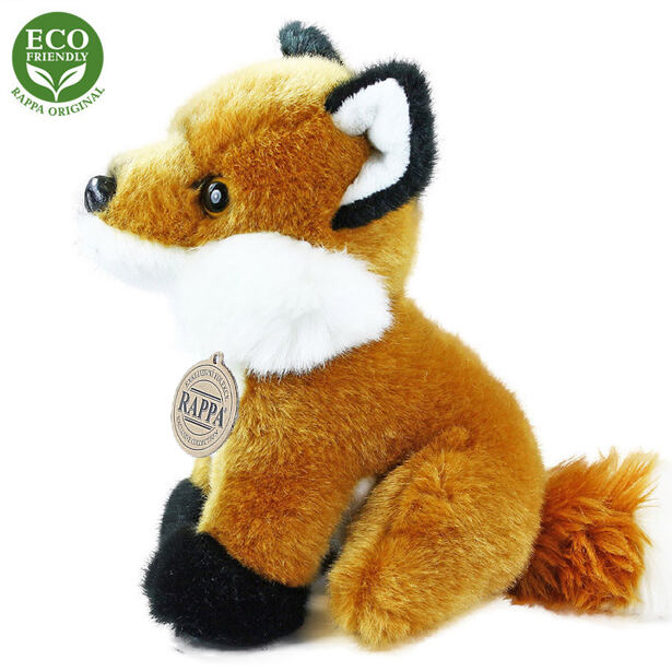 Rappa Plyšová líška sediaca 18 cm ECO-FRIENDLY