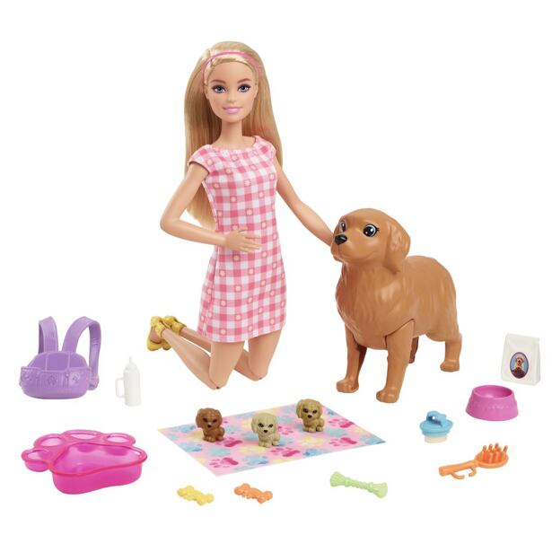 Mattel Barbie Novorozená štěňátka