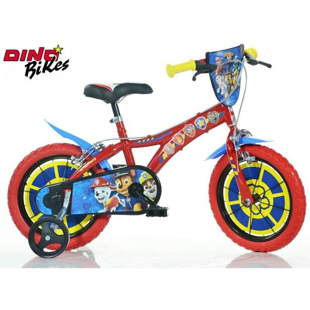 DINO Bikes Detský bicykel 14" Tlapková patrola