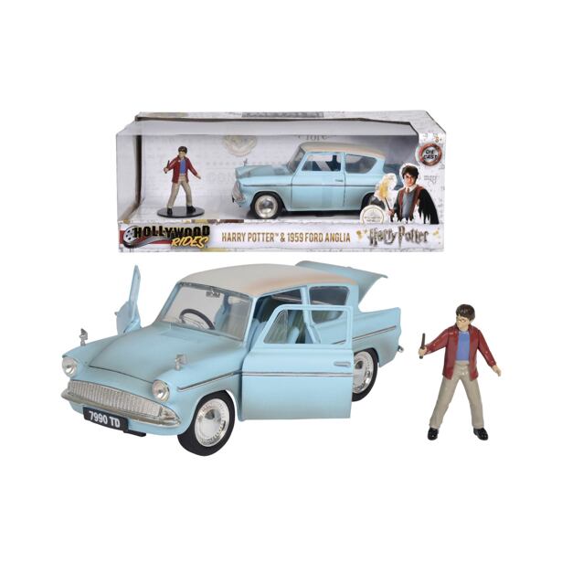 Jada Harry Potter Auto Ford Anglia 1959 1:24 s figúrkou Harryho Pottera