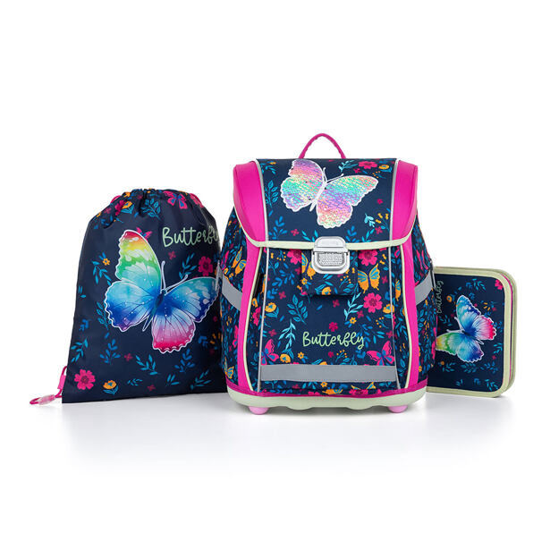 Oxybag Školský set 3ks PREMIUM LIGHT Motýľ 2