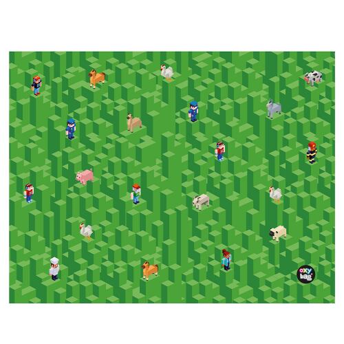 Oxybag Ubrus do výtvarné výchovy 65x50cm Playworld