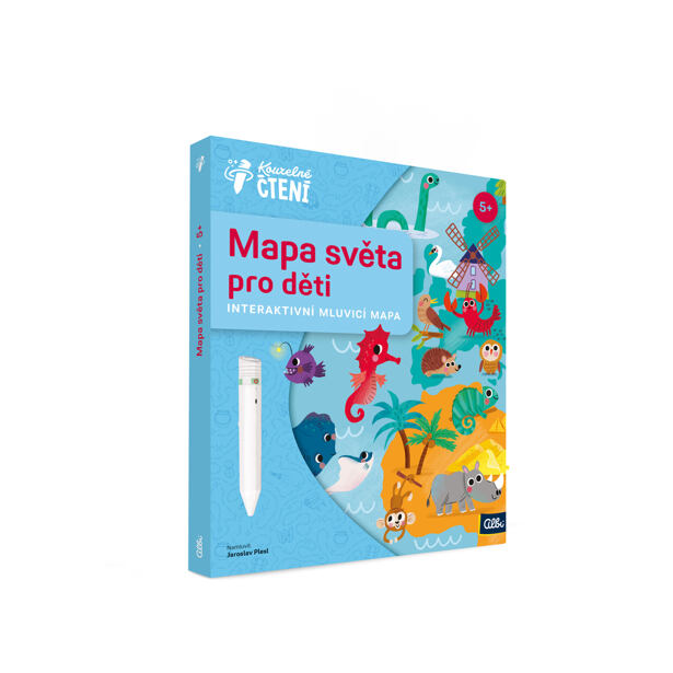 Albi Kouzelné čtení Mapa světa pro děti