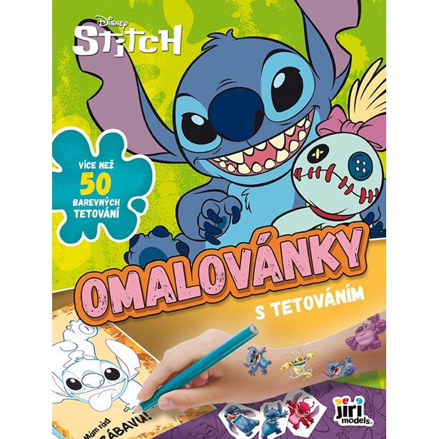 Jiri Models Omaľovánky s tetovaním Lilo & Stitch