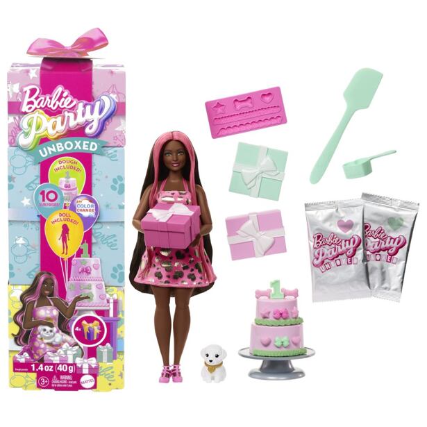 Mattel Barbie Party REVEAL ružová