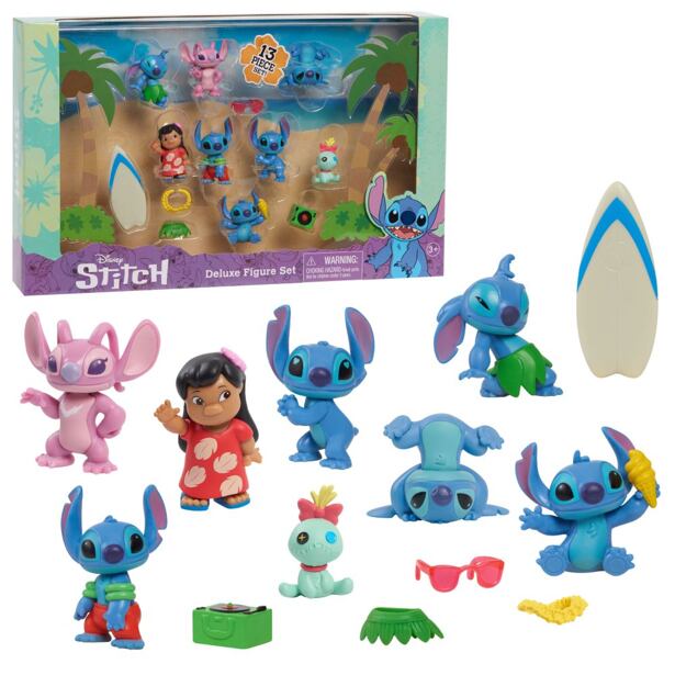Disney Stitch Deluxe sada figúrok