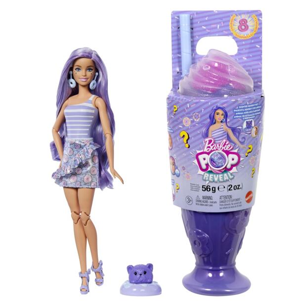 Mattel Barbie POP Reveal Barbie odměny - fialová