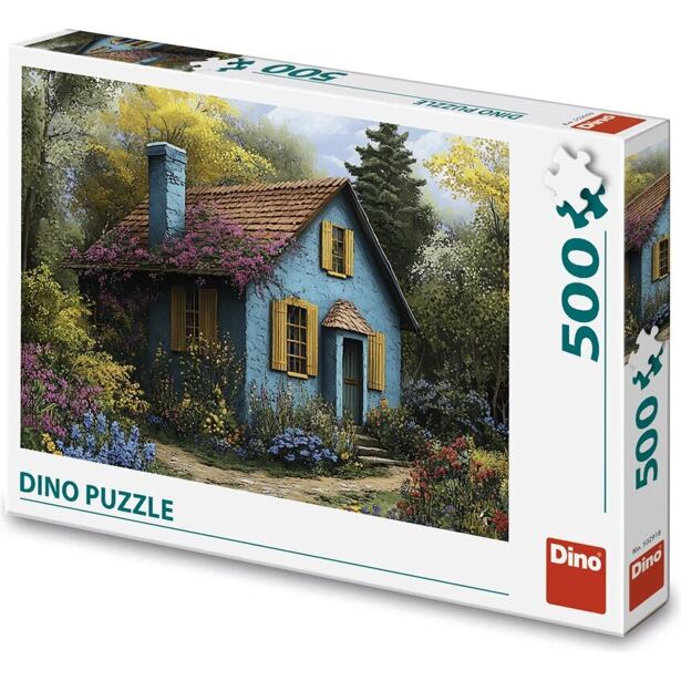 Dino Modrý domeček Puzzle 500 dílků
