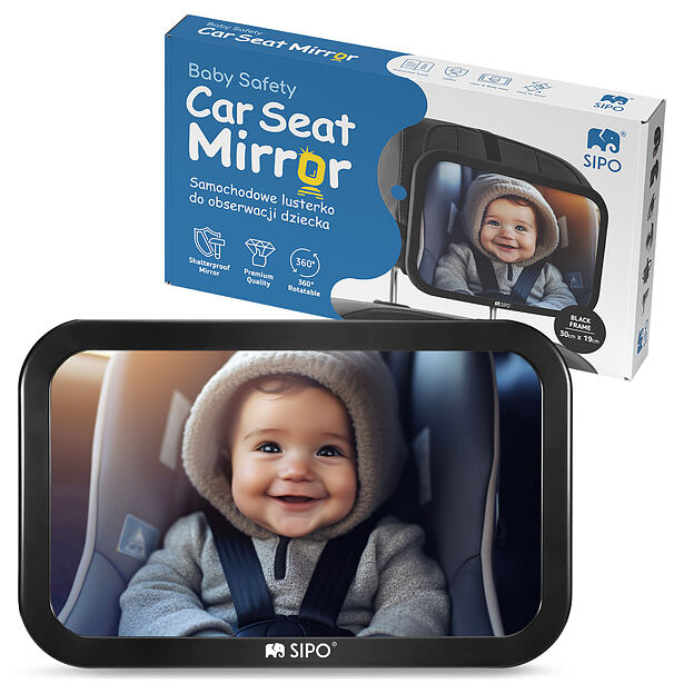 Sipo Spätné zrkadlo na dieťa na zadnú opierku