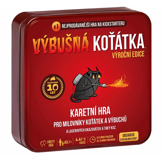 Asmodee Výbušné mačiatka: Výročná edícia