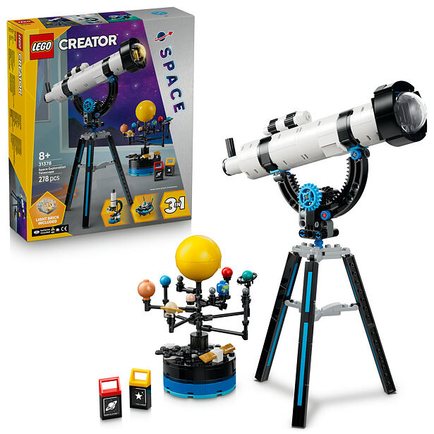 LEGO® Creator 31378 Teleskop na prieskum vesmíru