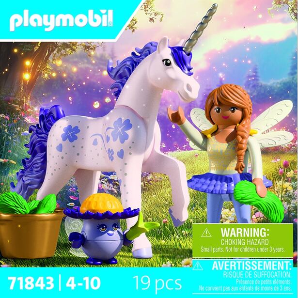 Playmobil Zberateľský jednorožec Šťastná levanduľa s vílou