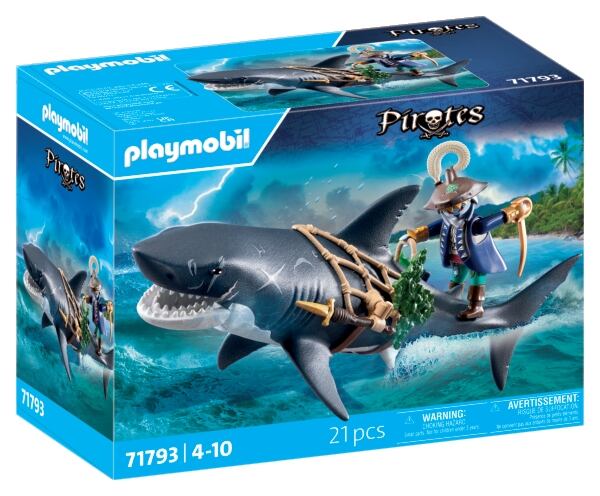 Playmobil Pirát so žralokom obrovským