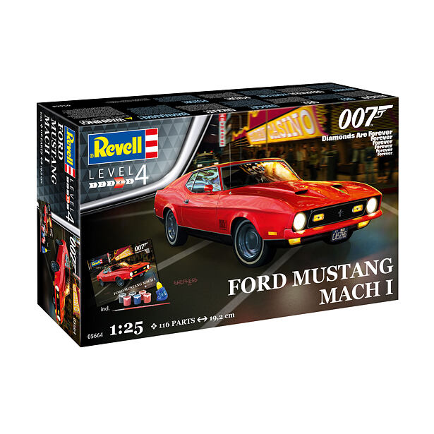 Revell Gift-Set James Bond 05664 - "Diamonds Are Forever" Ford Mustang I (1:25)