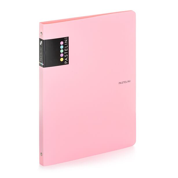 PASTELINI Pořadač PP A4 4kr. růžová